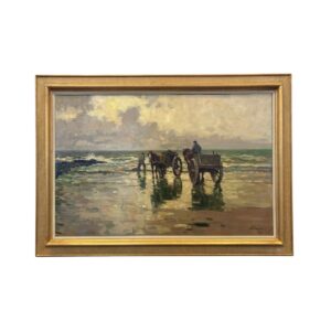 Ben Viegers, schelpenvissers bij Scheveningen