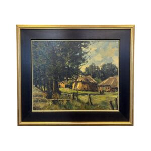 Gerrit Bakker, boerderij met hooiberg
