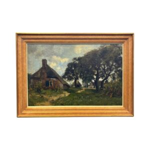 Jan van Vuuren, locomotiefhuisje te Nunspeet