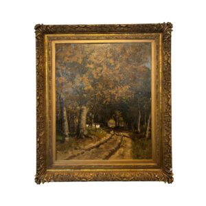 Jan van Vuuren - Boerderij aan Boslaan in herfst